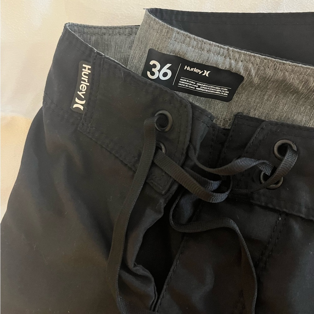 Hurley Black Swim Trunks